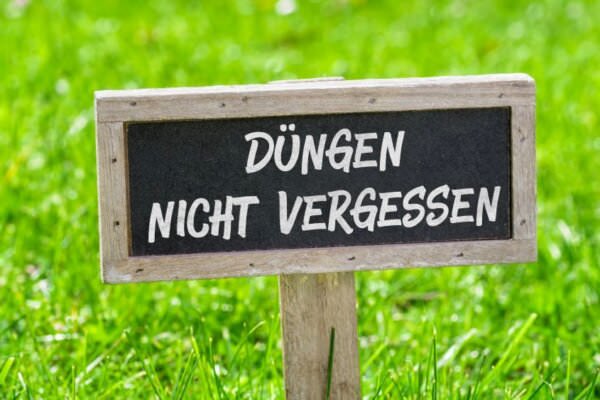 Düngen im Garten