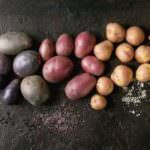 farbenfrohe Kartoffeln