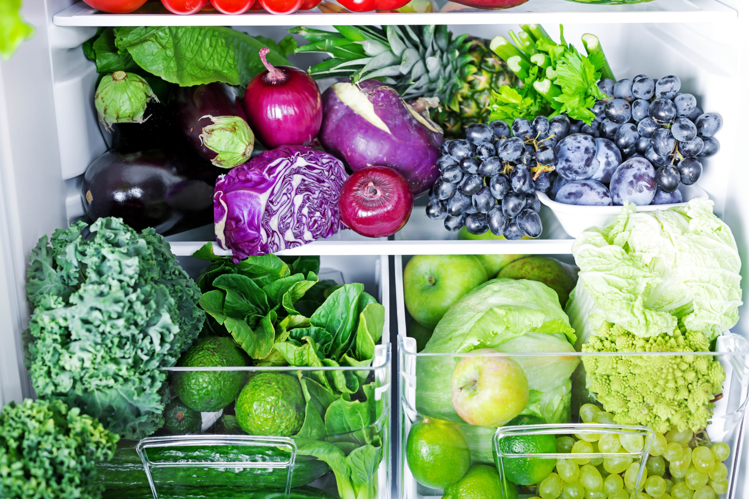 Gemüse im Kühlschrank