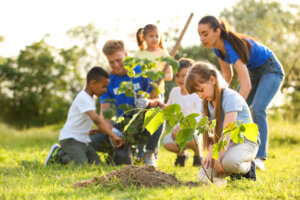 Gartenarbeit Kinder