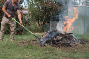 Gartenabfälle verbrennen