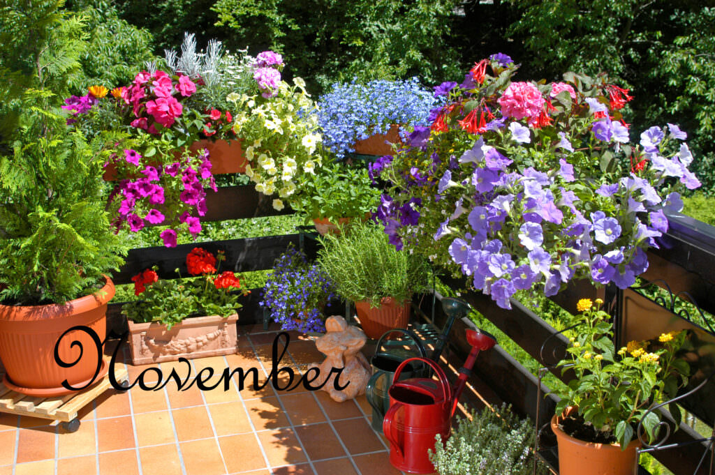 Balkonarbeiten im November