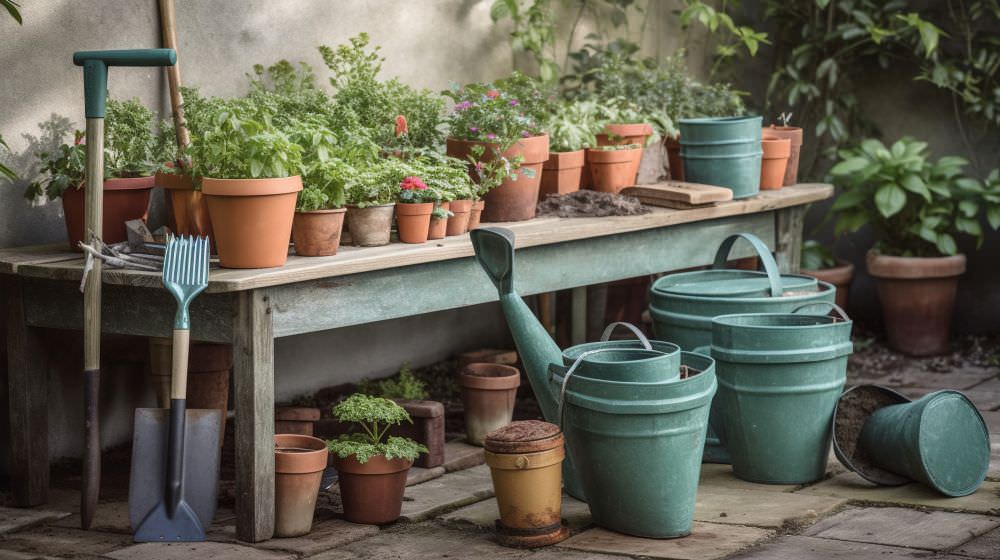 Gartengeräte für den Balkon