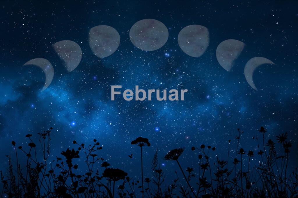 Mondkalender Februar 2024