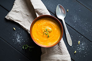 Suppe aus Karotten