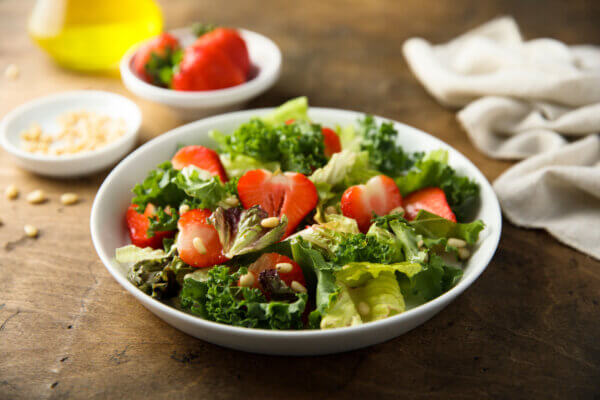 Erdbeeren Salat