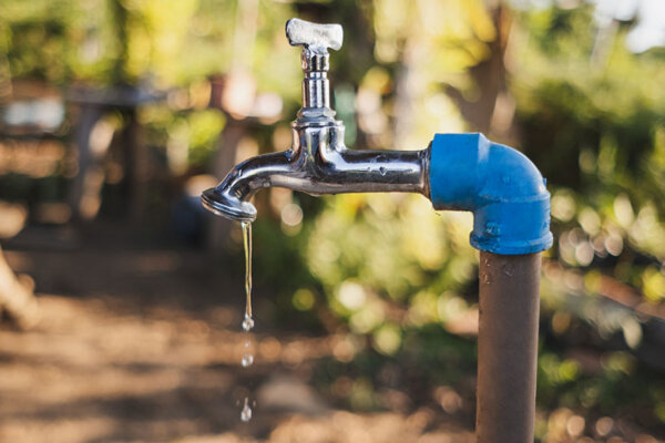 Garten Wasseranschluss