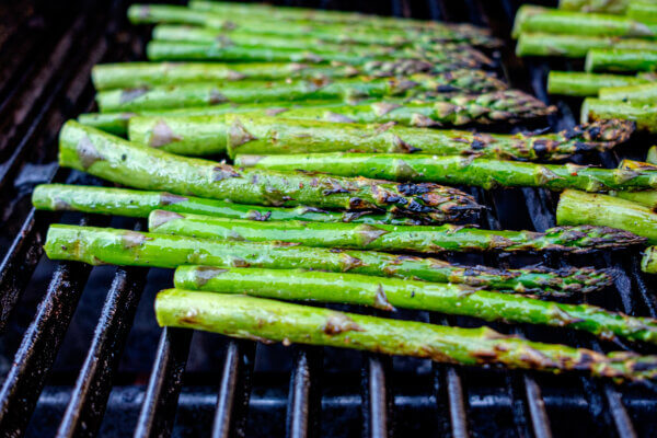 gegrillter Spargel