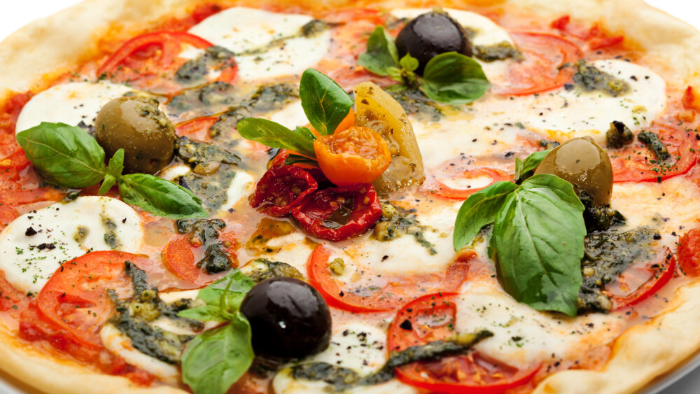 vegetarische Pizza