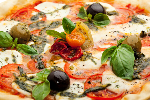 vegetarische Pizza