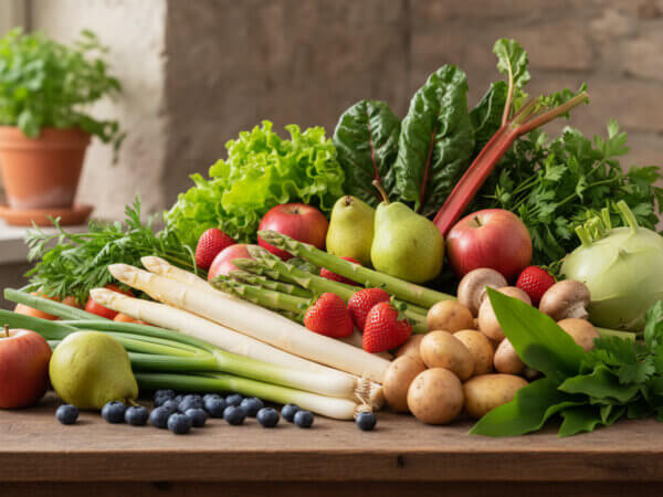 Frühlingsfrisch: Obst, Gemüse und Kräuter der Saison