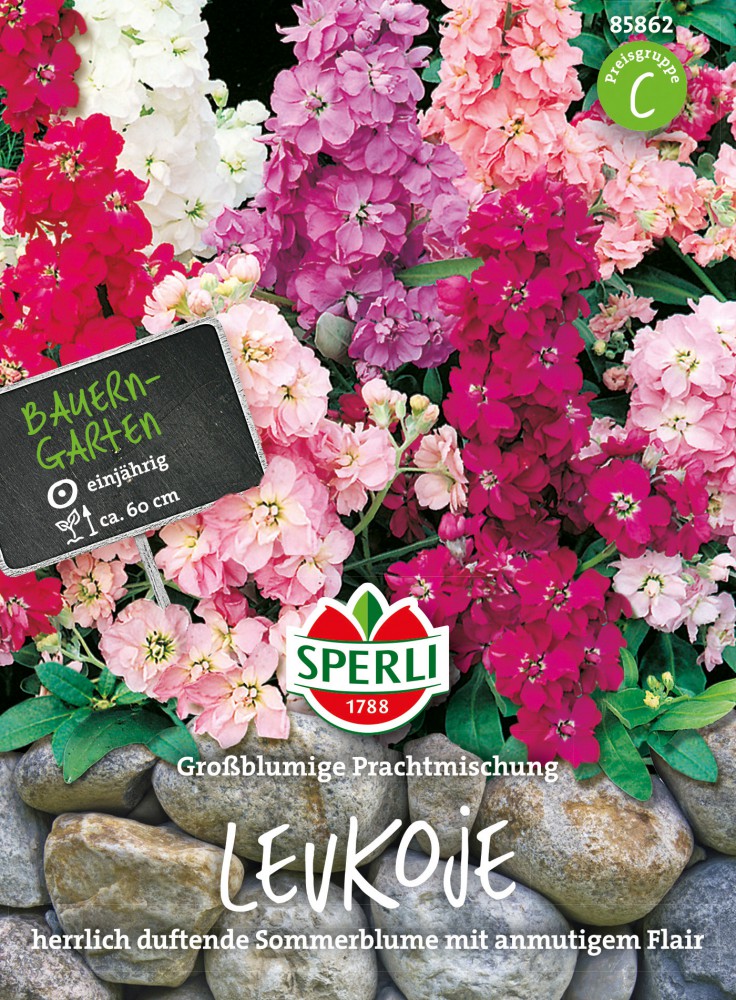 Sperli Stockrosen-Samen – Prachtmischung Gefüllt | Höhe 180 Cm, Für Bauerngärten & Sonnige Beete